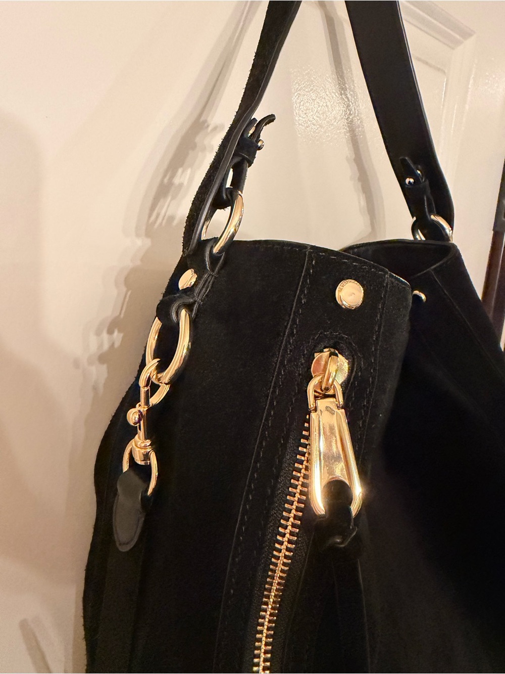 Rebecca Minkoff M.A.B Hobo Suede Purse - Picture 3 of 9
